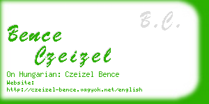 bence czeizel business card